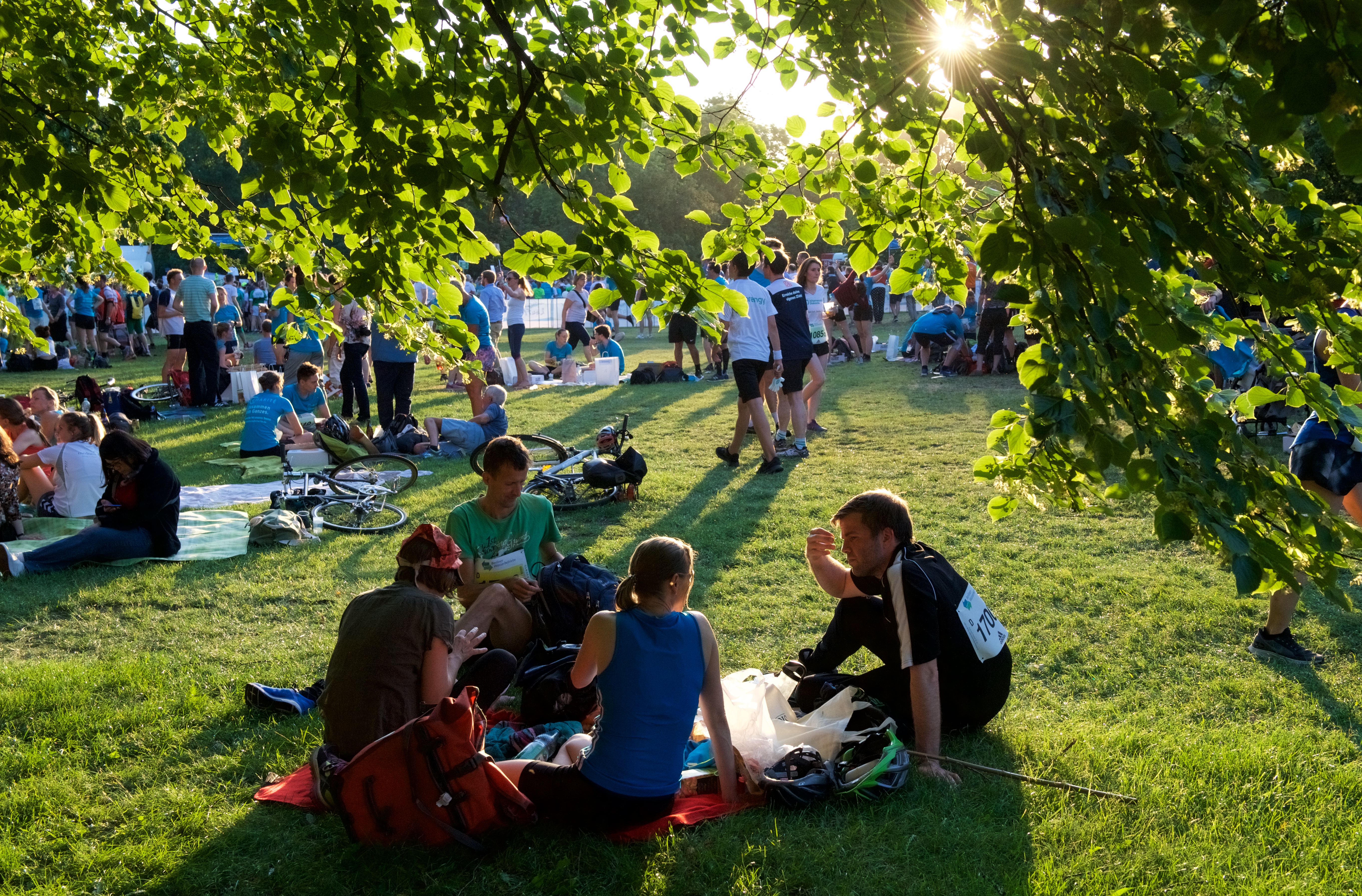 Die grünen Wiesen luden auch 2019 zum Picknick ein © SCC EVENTS / Eberhard 